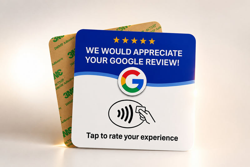 NFC Programmed Google Review Card